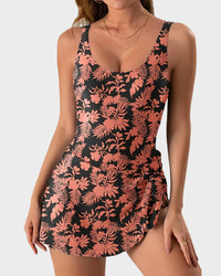 Black background with red flowers